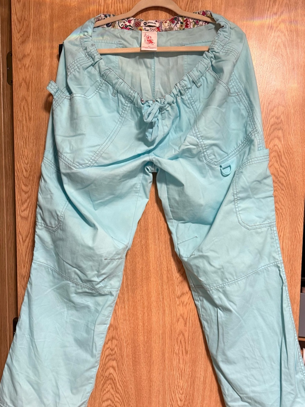 Light Blue Boot Cut Pants by Unknown Brand